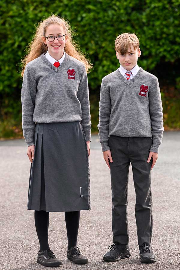 Students Wearing ISK Junior Uniform